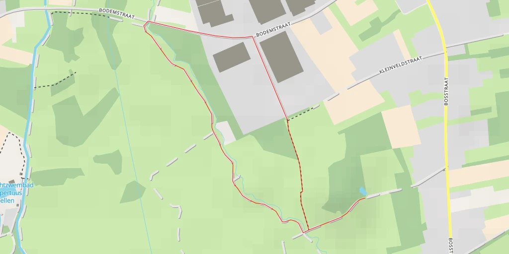 Map of the trail for Natuurgebied Grote Beemd - Zonneveldweg