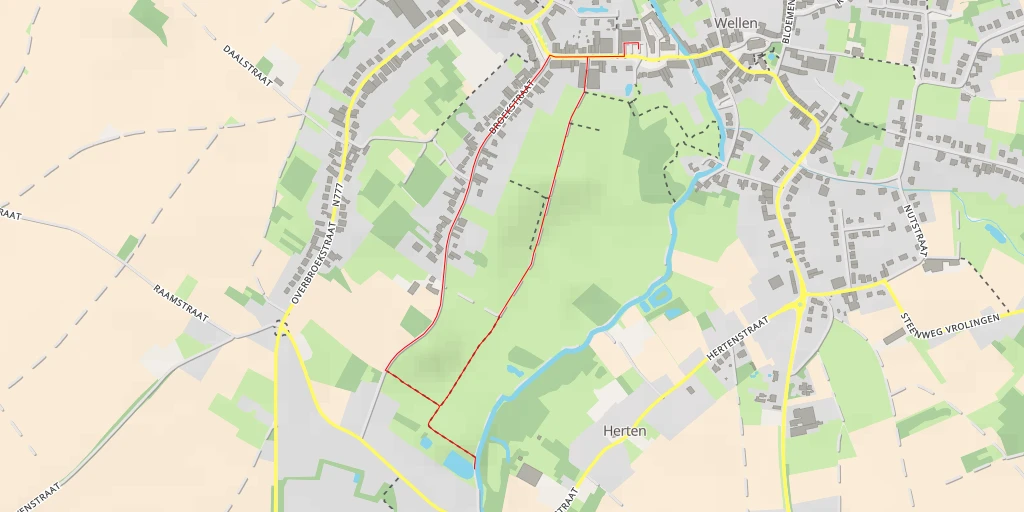 Map of the trail for Smissebroek