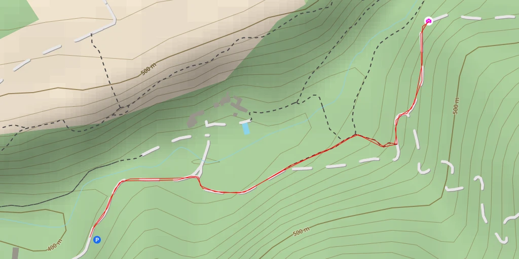 Map of the trail for Ravin d'Enfer - Buoux