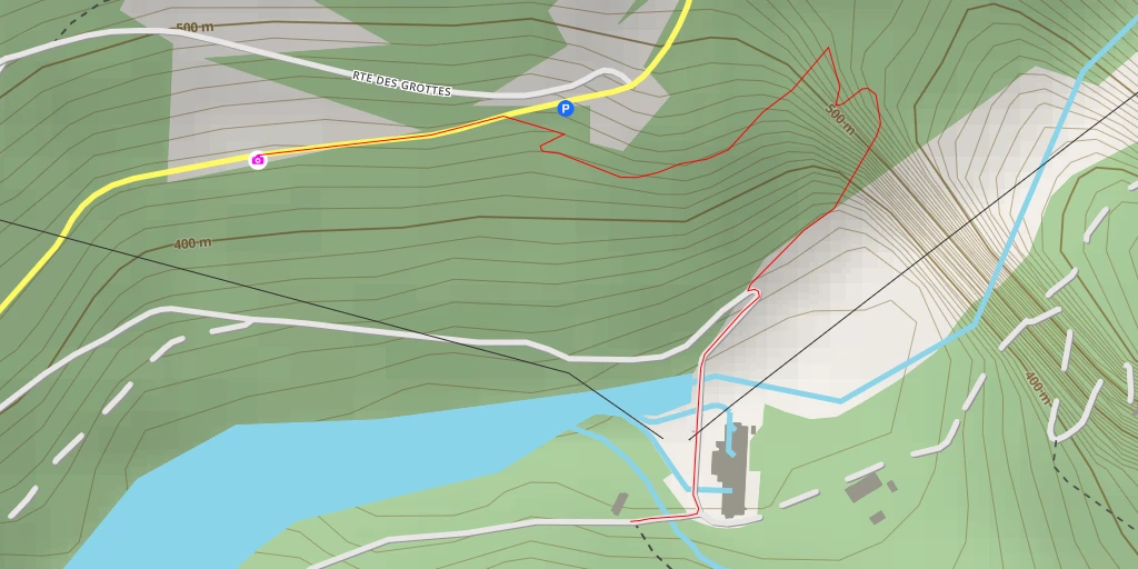 Map of the trail for Route de Villard-de-Lans