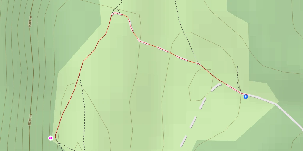 Map of the trail for Sommet de Château Julien
