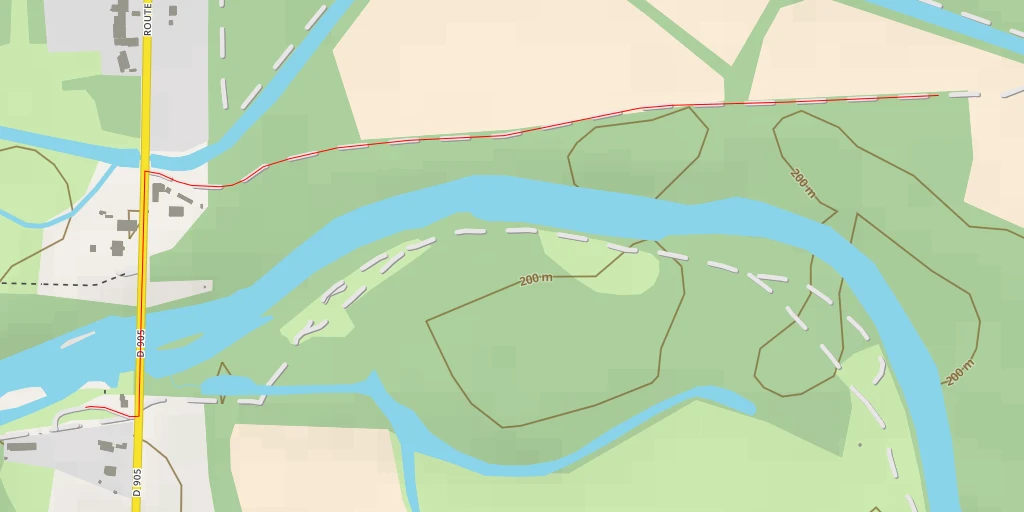 Map of the trail for Chemin de la Loye - Chemin de la Loye