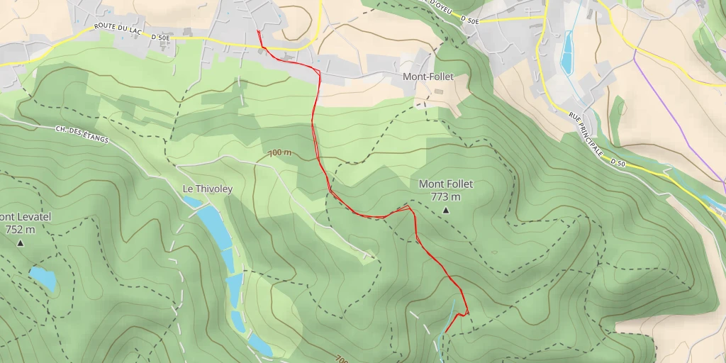 Map of the trail for Les Hauts de Plambois - Les Hauts de Plambois