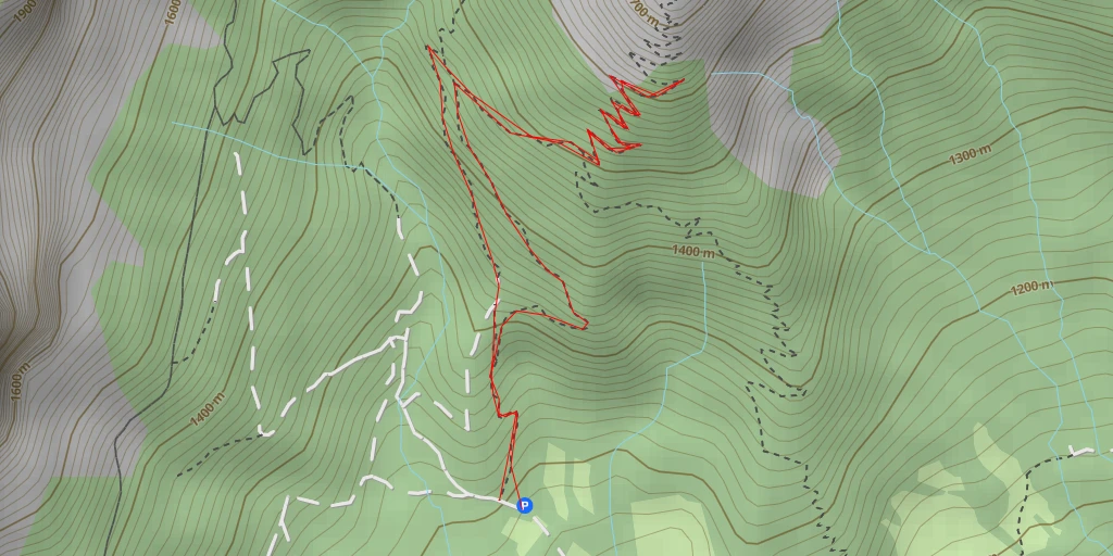 Map of the trail for Sentier du Mont-Aiguille - Chichilianne