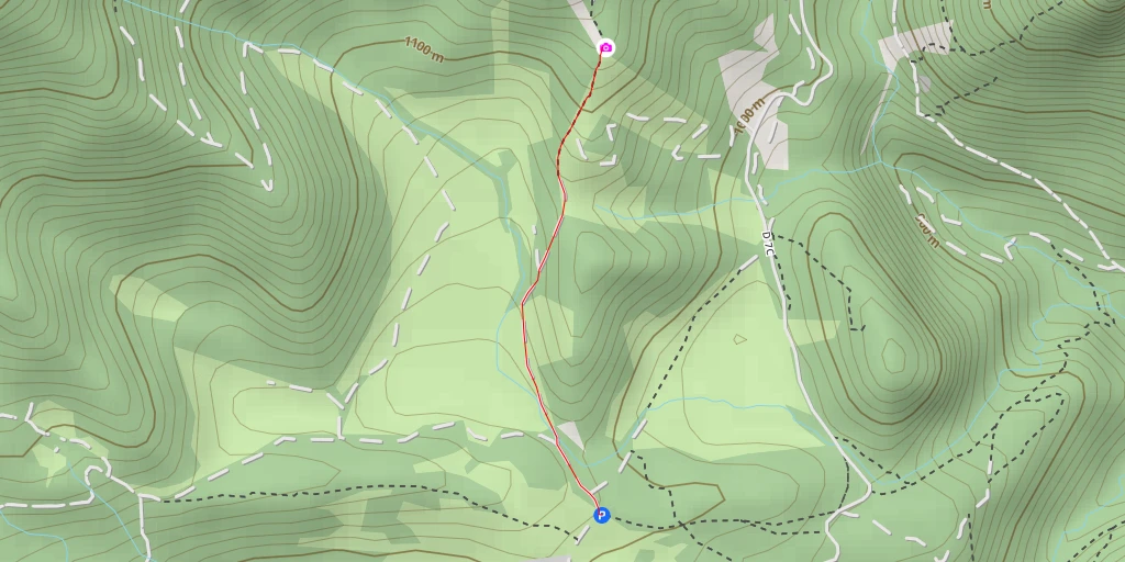 Map of the trail for Panorame des contrastes - Chichilianne