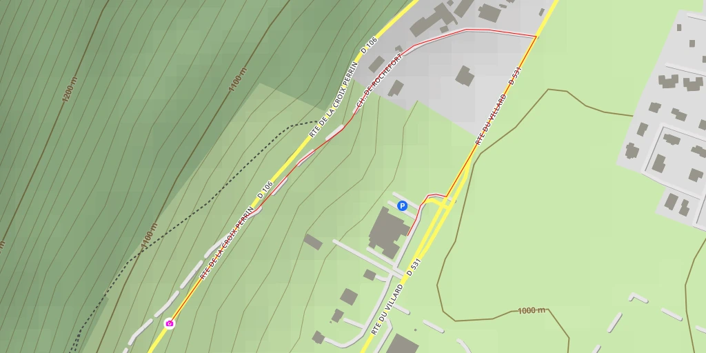 Map of the trail for Grand Champ - Lans-en-Vercors