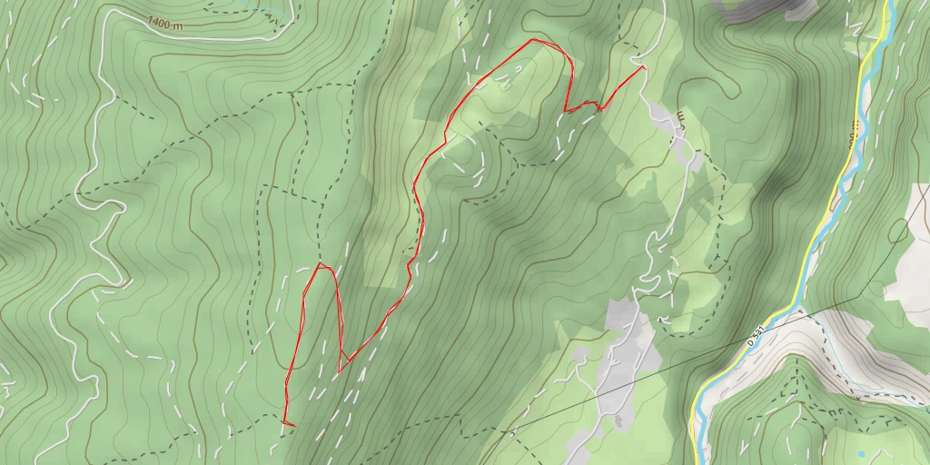 Map of the trail for Les Trois Communes - Autrans-Méaudre en Vercors