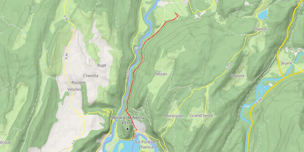 Map of the trail for 