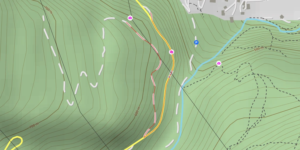 Map of the trail for Chemin du Pont Charvet - Sassenage