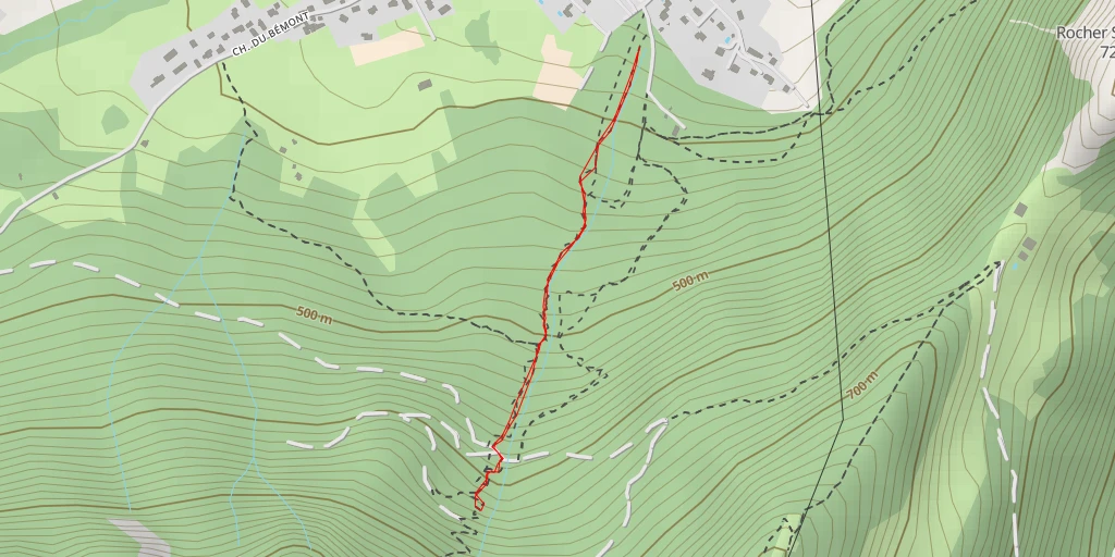 Map of the trail for Ruisseau de la Lampe