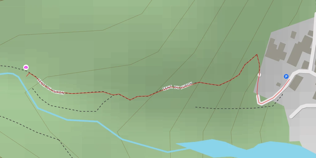 Map of the trail for Sentier du Furon - Sassenage