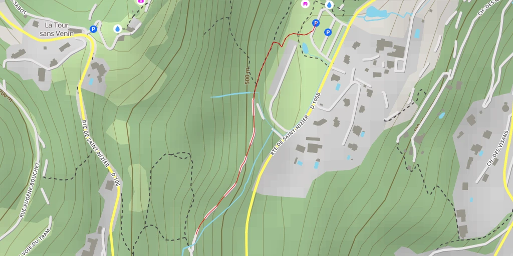 Map of the trail for GR9 - GR9