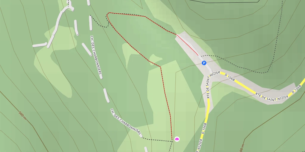Map of the trail for AI - A la découverte des Vouillants - Seyssinet-Pariset