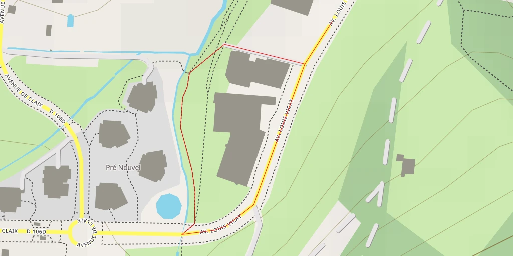 Map of the trail for Avenue Louis Vicat