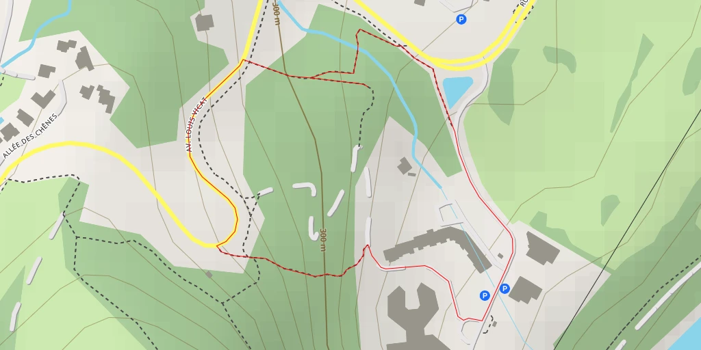 Map of the trail for Avenue Louis Vicat - Avenue Louis Vicat