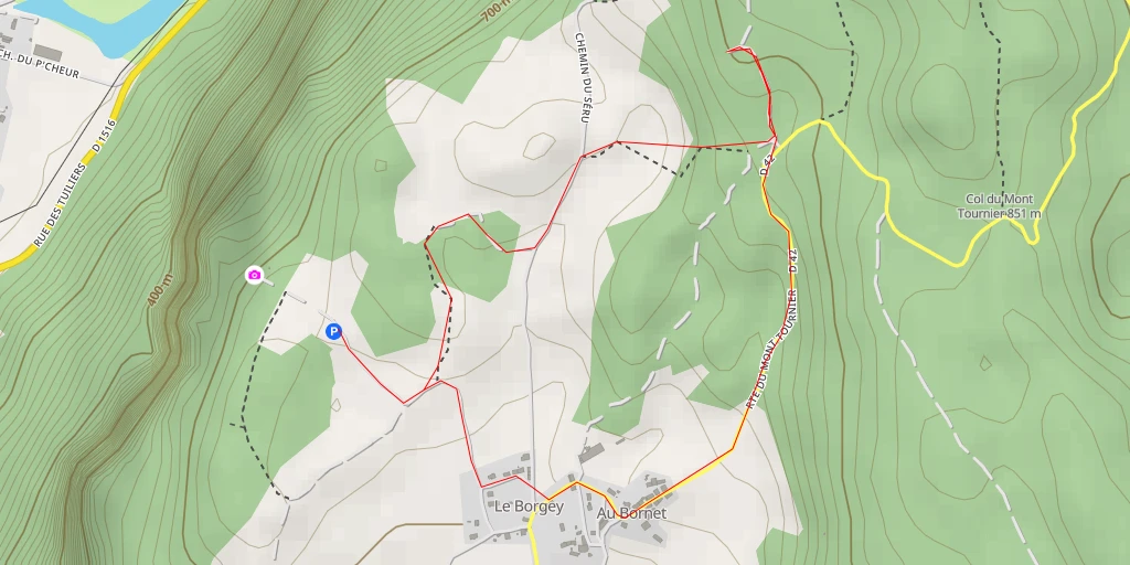 Map of the trail for D 42