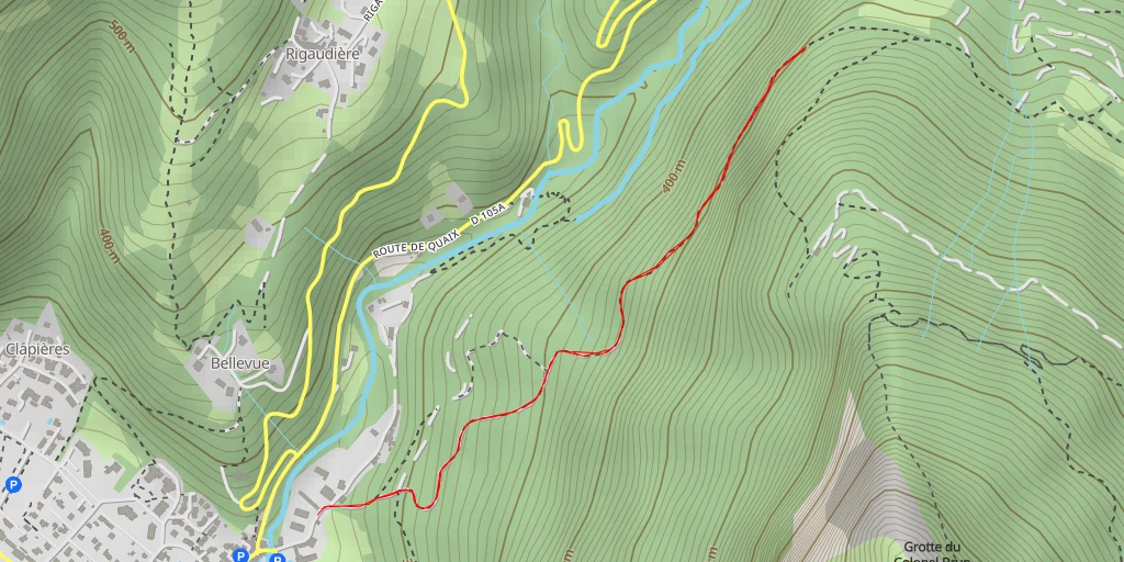 Map of the trail for beal