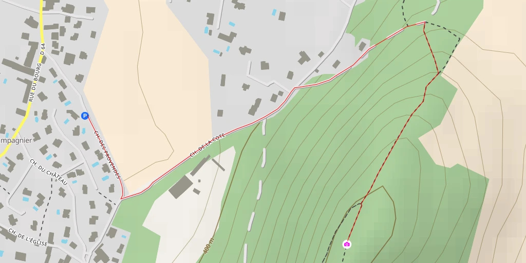 Map of the trail for Crêtes de Champagnier - Jarrie