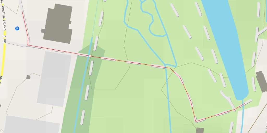 Carte de l'itinéraire :  Chemin des Murs (GR549)