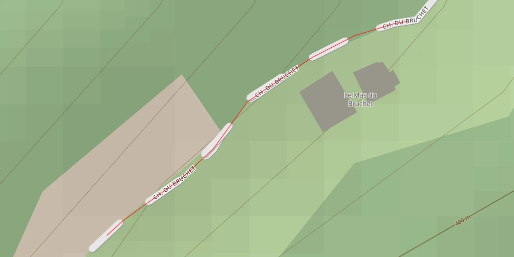 Map of the trail for Chemin du Bruchet - Meylan