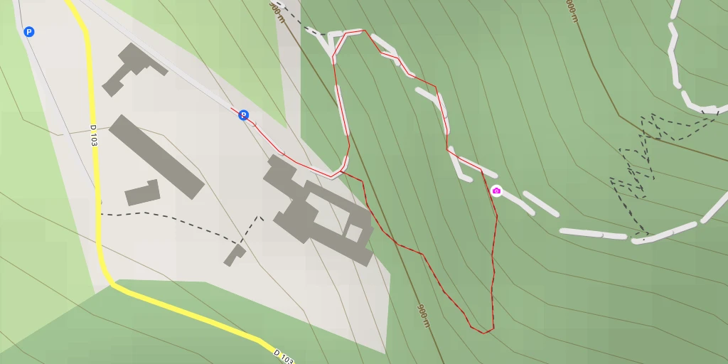 Map of the trail for Patrimoine de Chartreuse - Saint-Pierre-de-Chartreuse