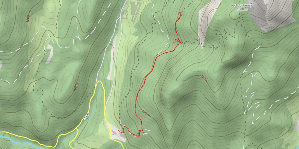 Map of the trail for Calvaire - Saint-Pierre-de-Chartreuse