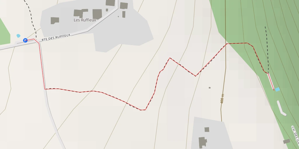 Map of the trail for Chemin des Joly au Haut-Somont - Chemin des Joly au Haut-Somont