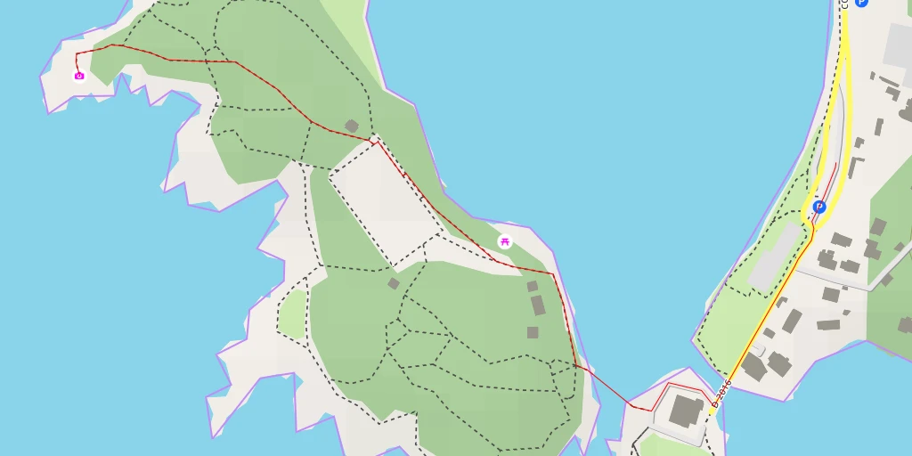 Map of the trail for Rue Fernandel