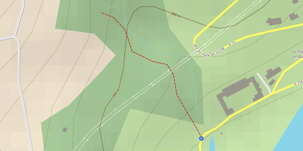 Map of the trail for Le Pain de Sucre