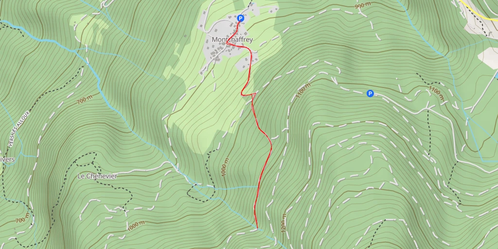 Map of the trail for 38410