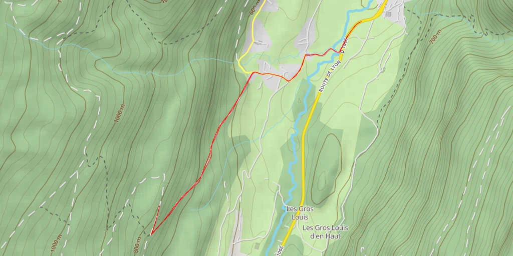 Map of the trail for Chez Carmet - Saint-Thibaud-de-Couz