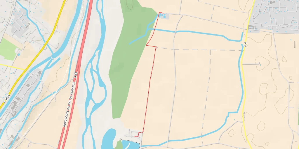 Map of the trail for Station de traitement des eaux usées - Draye de la Grande Bastide