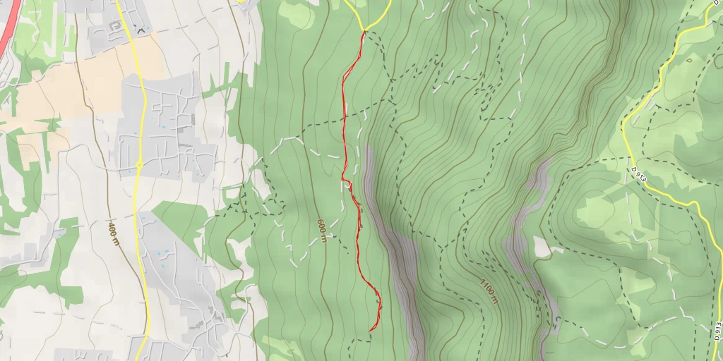 Map of the trail for La Parchale