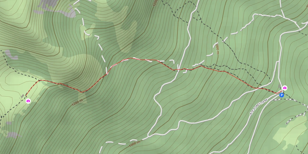 Map of the trail for Narderant