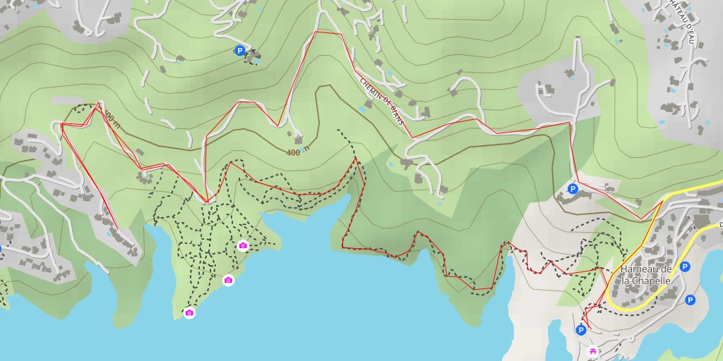 Map of the trail for Chemin de Gagnaout - Chemin de Gagnaout