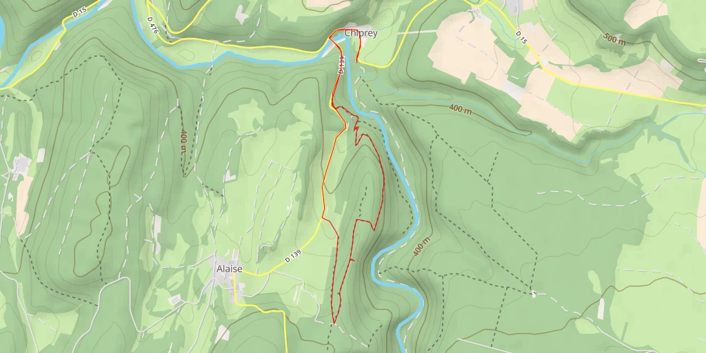 Map of the trail for D 139