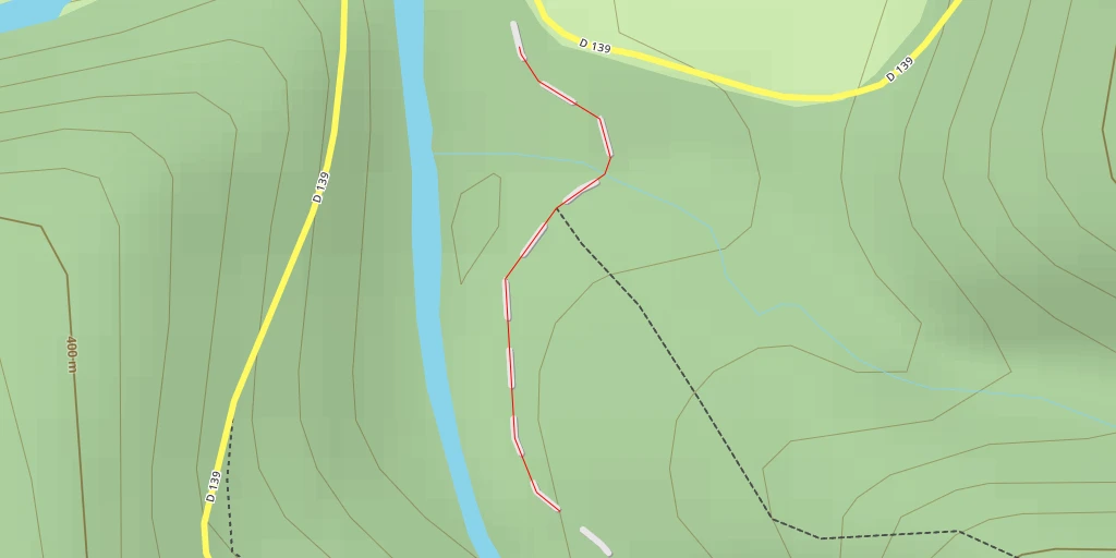 Map of the trail for D 139 - D 139