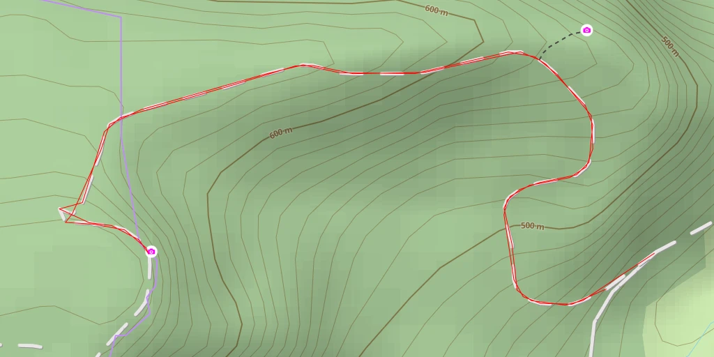 Map of the trail for Bélvèdere La Chaussée