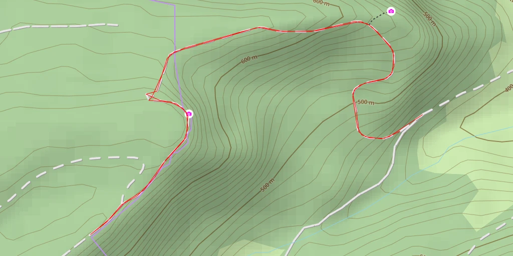 Carte de l'itinéraire :  D 492