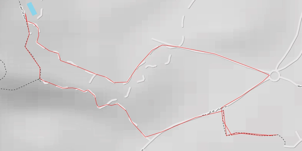 Map of the trail for مسیر پیاده روی صفه - مسیر پیاده روی صفه - اصفهان