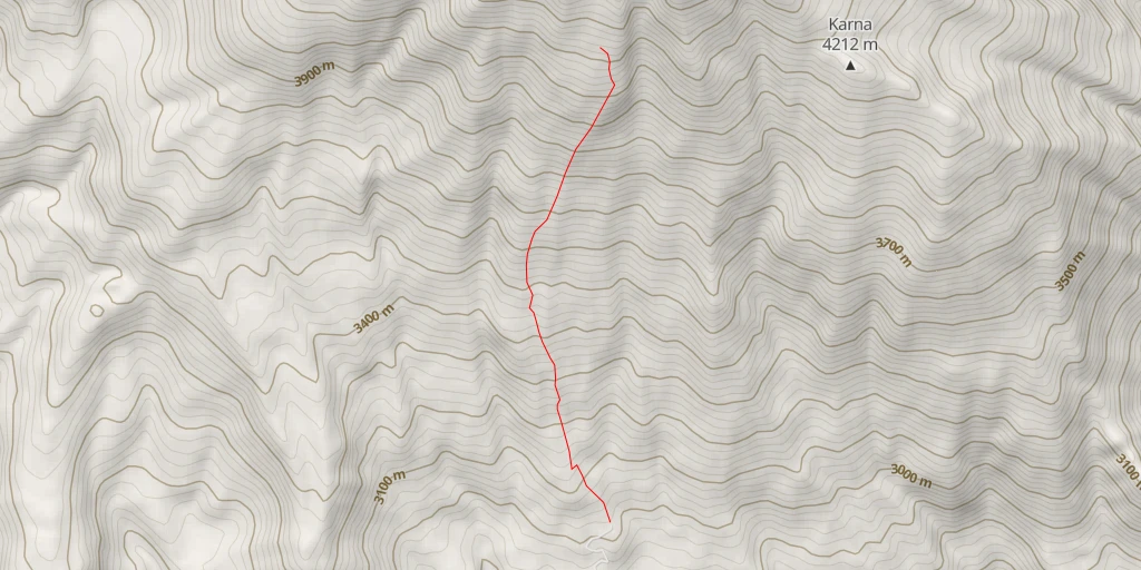 Map of the trail for بارگاه سوم