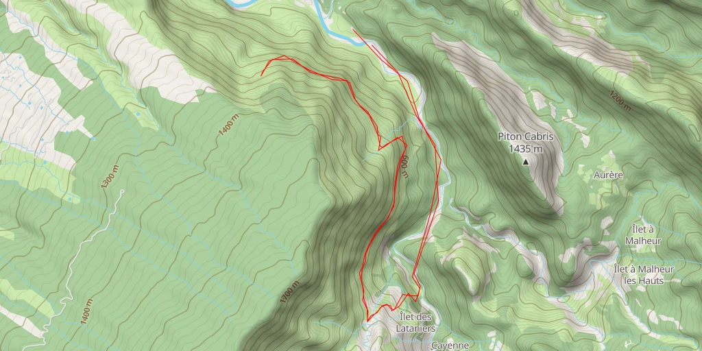 Map of the trail for Canalisation des Orangers - Canalisation des Orangers