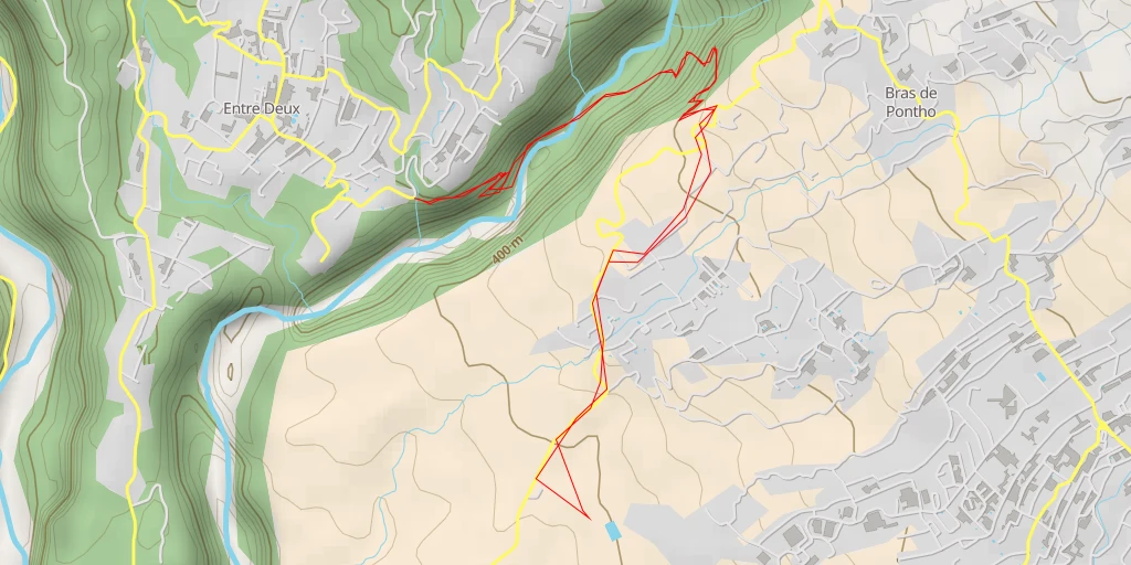 Map of the trail for Chemin des Acajous - Chemin des Acajous