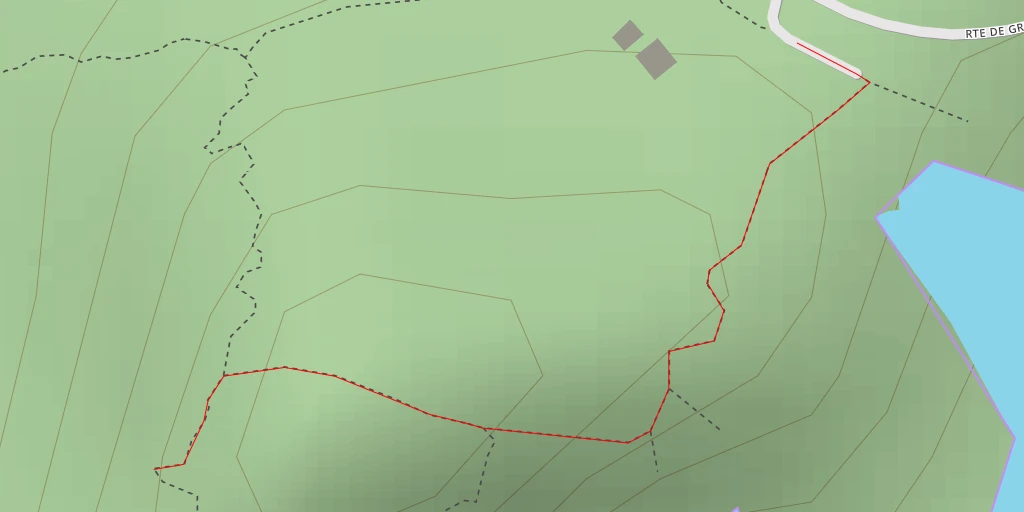 Map of the trail for AI - Piton de Grande Anse