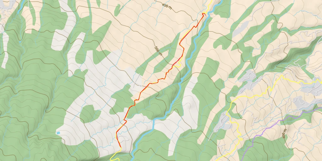 Map of the trail for AI - Point de vue