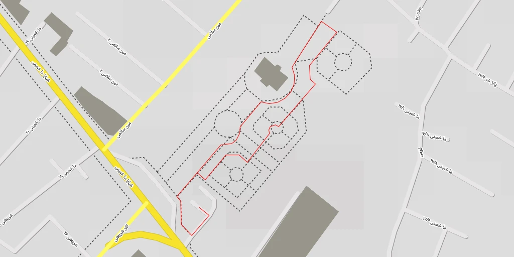 Map of the trail for بلوار شورا - بلوار شورا - شهر نیشابور