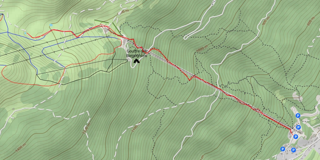 Map of the trail for Bergers - Crêtes