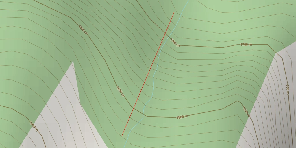 Map of the trail for Le Bourg-d'Oisans - Villard Notre-Dame Happy Birthday