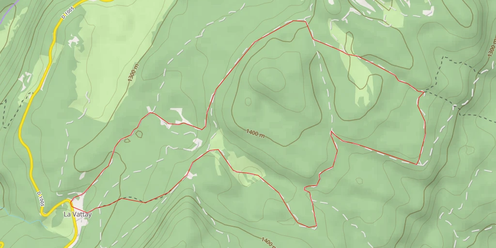 Map of the trail for Descente La Petite Grand