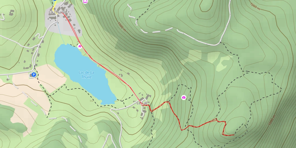 Map of the trail for Rochefort